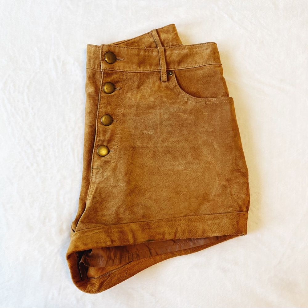 Urban Outfitters Suede Shorts